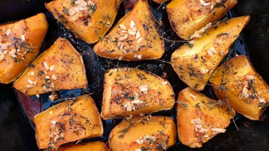 Calabaza asada. Calabaza asada.