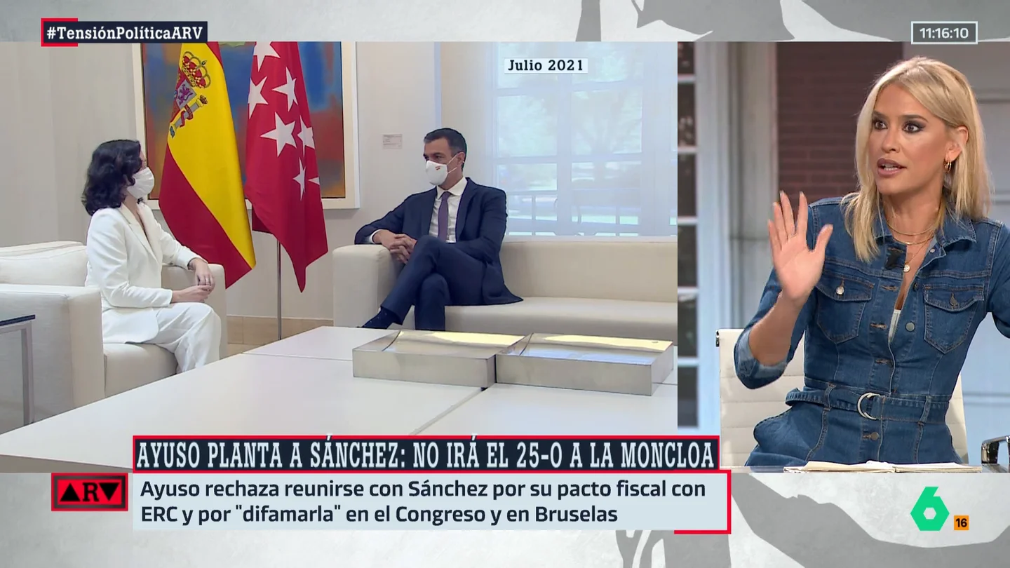 Afra Blanco afirma que "Ayuso es muy peligrosa": "No defiende los intereses de los madrileños sino su interés personal" Afra Blanco afirma que "Ayuso es muy peligrosa": "No defiende los intereses de los madrileños sino su interés personal"