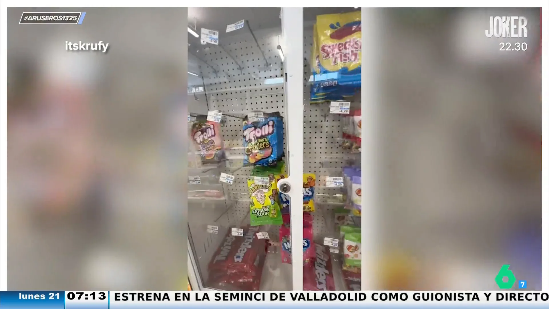 Un joven alucina al ver que todos los productos de un supermercado de San Francisco están candados: "Hasta las chuches"