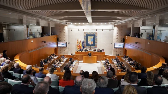 Los grupos parlamentarios presentan sus propuestas de resolución en las Cortes de Aragón Jorge Azcón interviene en el Debate sobre el Estado de la Comunidad