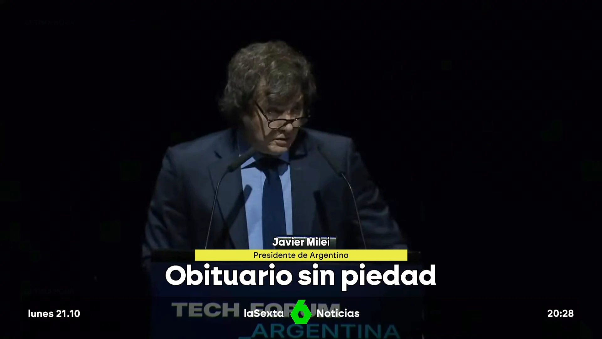 Javier Milei insulta al fallecido exministro de Salud: "Será recordado como un hijo de puta"