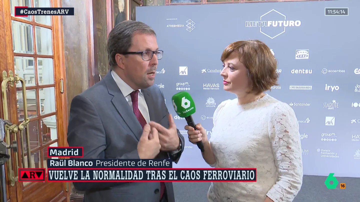 El presidente de Renfe, Raül Blanco El presidente de Renfe, Raül Blanco