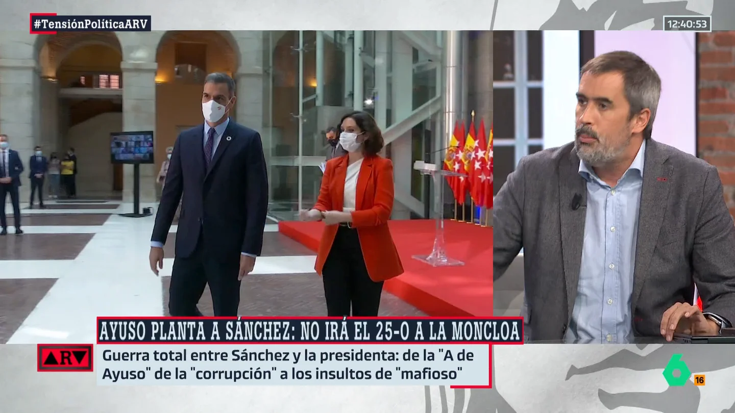 Carlos Cué reflexiona sobre el caso del novio de Ayuso: "¿Cuántos de esta mesa hemos defraudado a Hacienda 350.000 euros?" Carlos Cué reflexiona sobre el caso del novio de Ayuso: "¿Cuántos de esta mesa hemos defraudado a Hacienda 350.000 euros?"