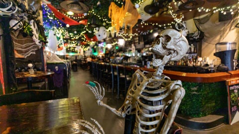 Craftsman Row Saloon en Halloween