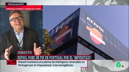 Carlos Segovia, tras la marcha de Repsol a Portugal por el 'impuestazo': "Cientos de millones en Espa&ntilde;a que est&aacute;n en el aire"