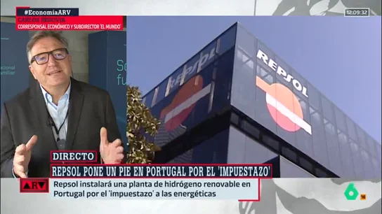 Carlos Segovia, tras la marcha de Repsol a Portugal por el 'impuestazo': "Cientos de millones en España que están en el aire" Carlos Segovia, tras la marcha de Repsol a Portugal por el 'impuestazo': "Cientos de millones en España que están en el aire"