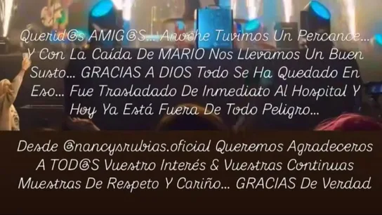 Comunicado de las Nancys Rubias tras la caída Comunicado de las Nancys Rubias tras la caída