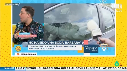 Sergio Pérez cuenta lo que le dijo una invitada a la boda de Ángel Cristo Junior, hijo de Bárbara Rey: "Fue una mierda" Sergio Pérez cuenta lo que le dijo una invitada a la boda de Ángel Cristo Junior, hijo de Bárbara Rey: "Fue una mierda"