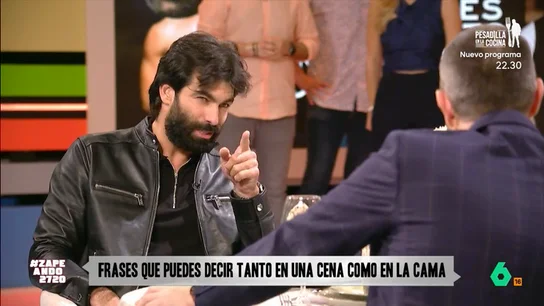 Frases que se podrían usar en una cena o en la cama: Rubén Cortada sorprende con su ingenio Frases que se podrían usar en una cena o en la cama: Rubén Cortada sorprende con su ingenio