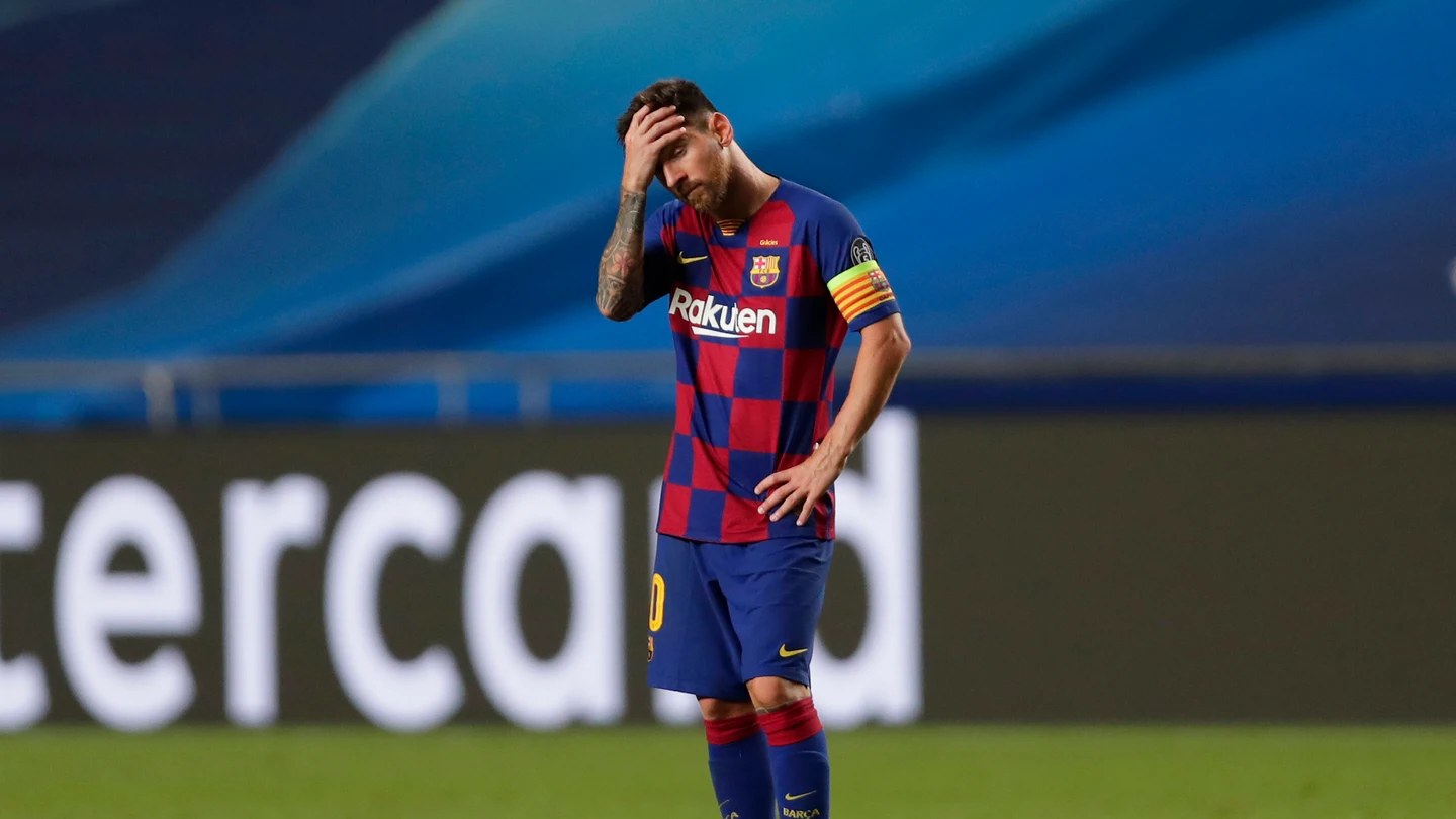 Leo Messi, en una derrota del Barça ante el Bayern Leo Messi, en una derrota del Barça ante el Bayern