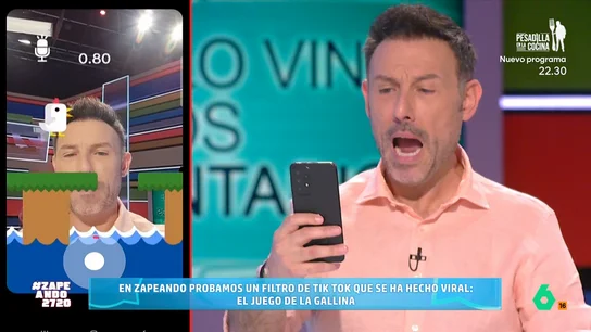 Los zapeadores se enfrentan al juego más viral de TikTok: "Invocad a vuestra gallina interior" Las redes sociales se han llenado de vídeos de personas probando este divertido juego protagonizado por una gallina que debe recorrer un circuito de obstáculos.
