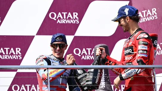 Marc Márquez y Pecco Bagnaia Marc Márquez y Pecco Bagnaia