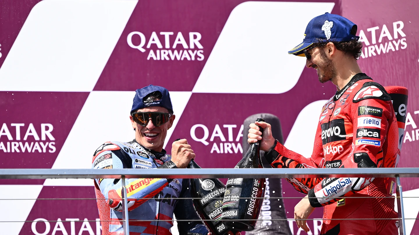 Marc Márquez y Pecco Bagnaia Marc Márquez y Pecco Bagnaia