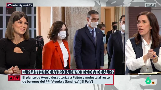 Ángeles Caballero, sobre el plantón de Ayuso a Sánchez: "Estamos asistiendo a un capítulo más del procés castizo" Ángeles Caballero, sobre el plantón de Ayuso a Sánchez: "Estamos asistiendo a un capítulo más del procés castizo"