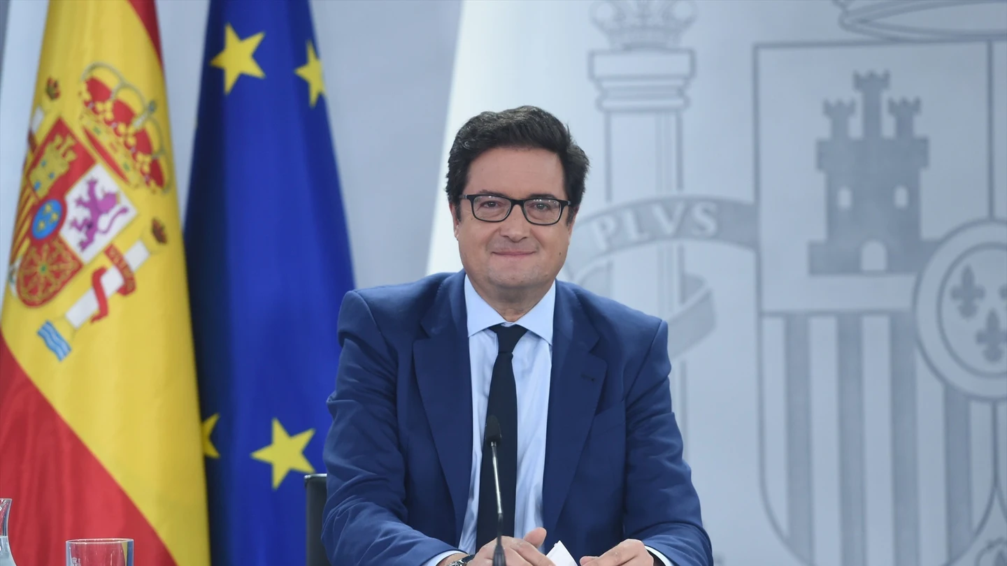 Imagen de Óscar López durante una rueda de prensa posterior a la reunión del Consejo de Ministros. Imagen de Óscar López durante una rueda de prensa posterior a la reunión del Consejo de Ministros.