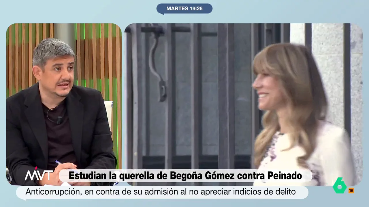 El periodista indica que "la fiscalía anticorrupción pidió que se rechazara porque no ve indicios de delito". 