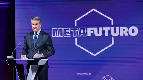 Alberto Núñez Feijóo, en Metafuturo. Alberto Núñez Feijóo, en Metafuturo.