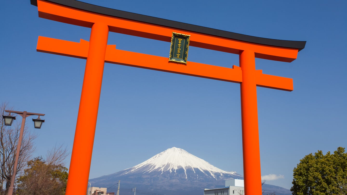 Torii, puerta sagrada de Jap&oacute;n