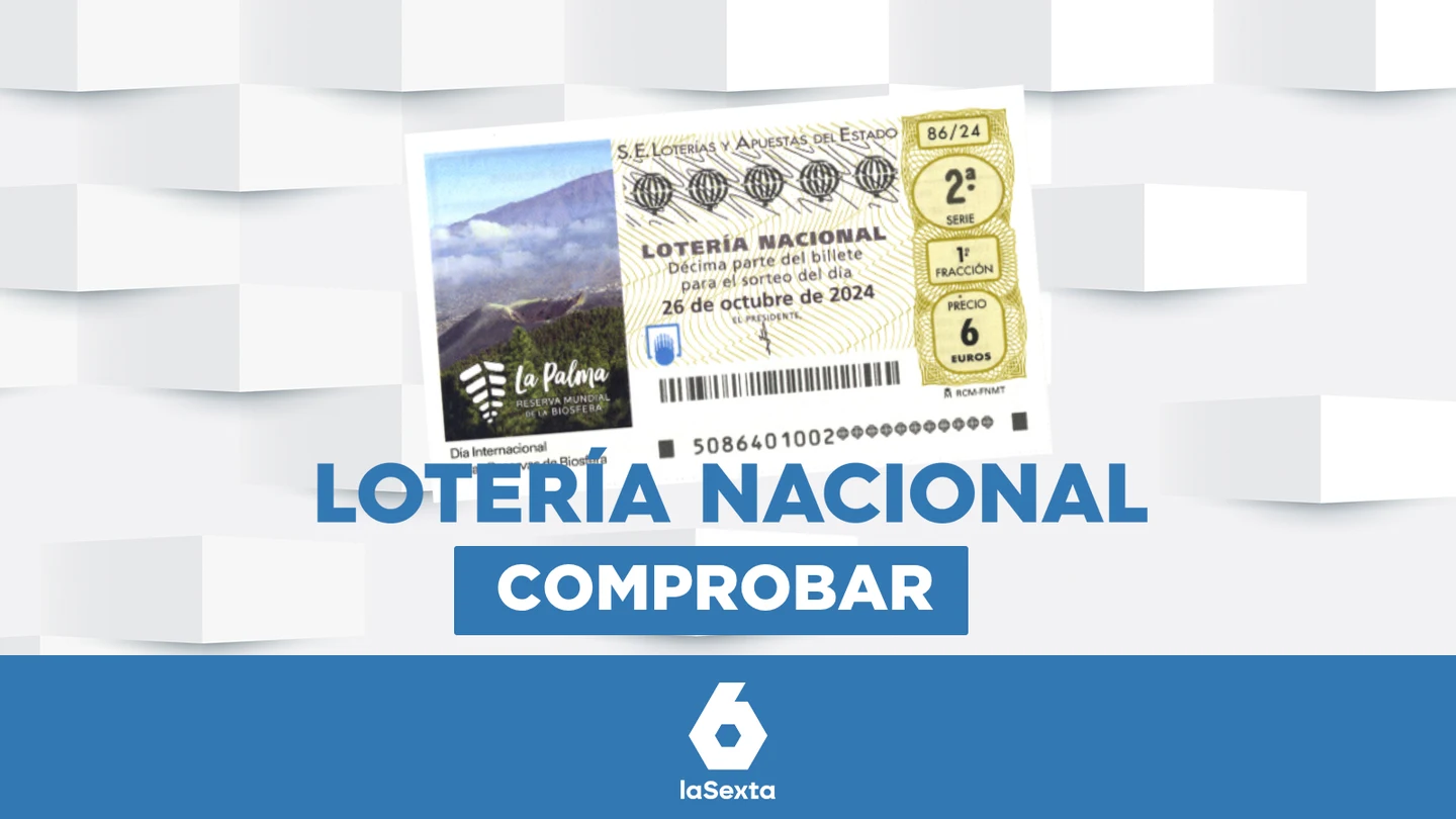 Lotería Nacional | Comprobar el resultado del sorteo de hoy, sábado 26 de octubre de 2024 Lotería Nacional | Comprobar el resultado del sorteo de hoy, sábado 26 de octubre de 2024