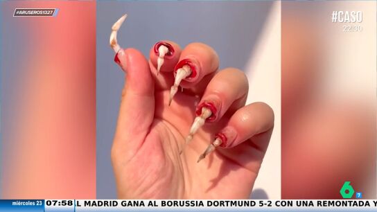 Alfonso Ar&uacute;s reacciona a una terror&iacute;fica idea de manicura para Halloween: "Es tan realista y escalofriante que es ideal"