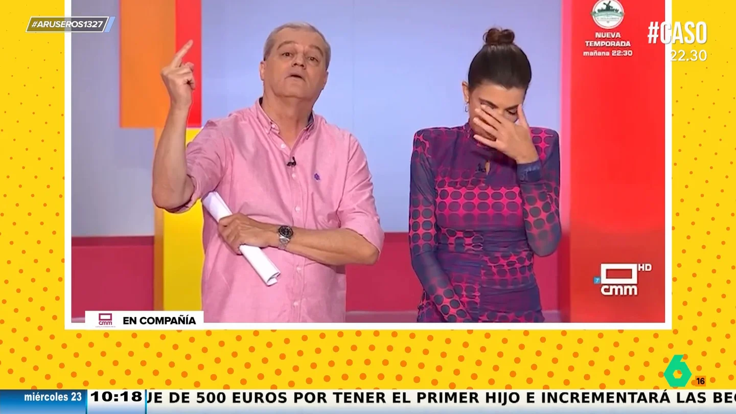 La divertida peineta de Ramon García en pleno directo a los que dicen que su programa "es para mayores" La divertida peineta de Ramon García en pleno directo a los que dicen que su programa "es para mayores"