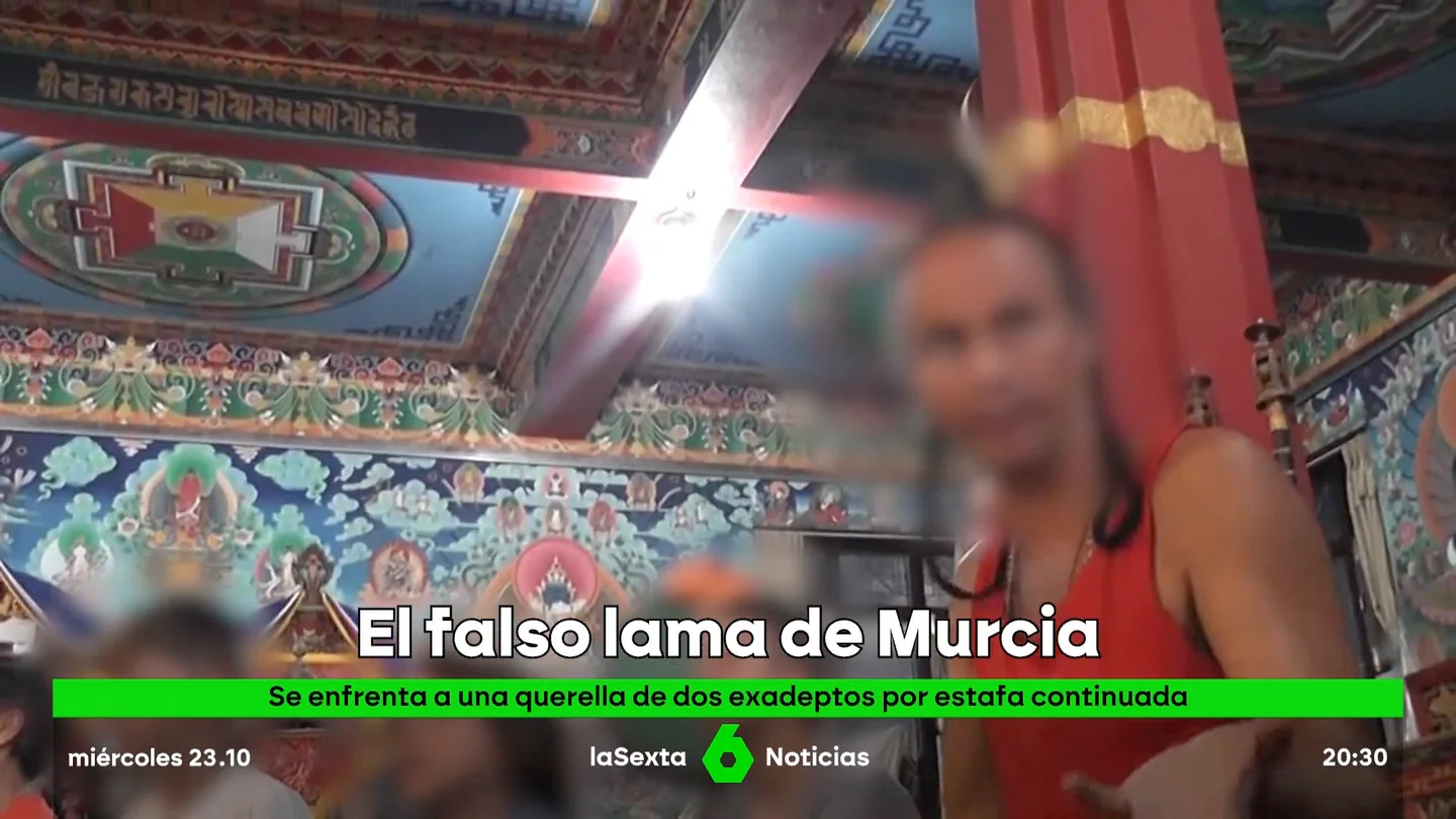 El lama de Murcia vuelve al banquillo por una nueva denuncia por estafa de dos exmiembros El lama de Murcia vuelve al banquillo por una nueva denuncia por estafa de dos exmiembros