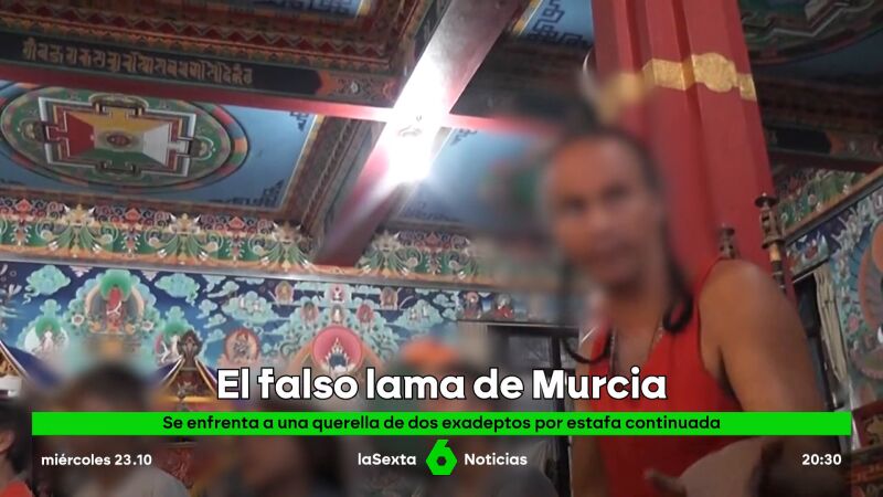 El lama de Murcia vuelve al banquillo por una nueva denuncia por estafa de dos exmiembros