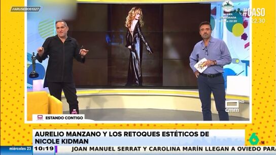 Aurelio Manzano, sobre los retoque est&eacute;ticos de Nicole Kidman: "Le han destrozado la cara"