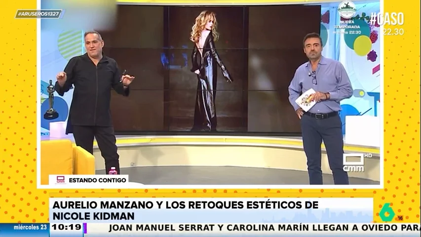 Aurelio Manzano, sobre los retoque estéticos de Nicole Kidman: "Le han destrozado la cara"