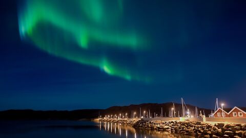 Aurora boreal en Noruega