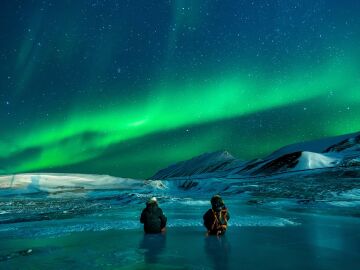 Aurora boreal en Alaska