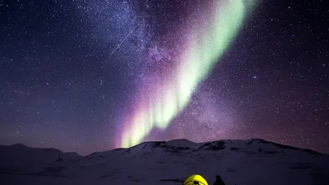 Aurora boreal en Alaska Aurora boreal en Alaska