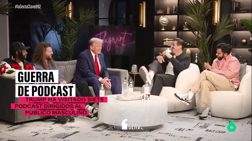 Trump y Harris recurren a los podcasts para ganar votos en la recta final hacia la Casa Blanca