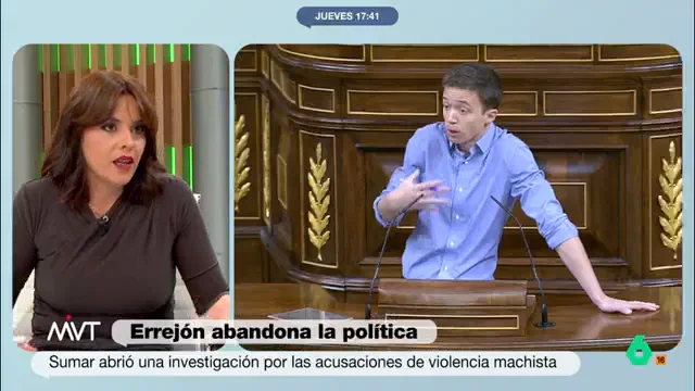 Irene Rupérez sobre las investigaciones de Sumar a Errejón: "ha sido la gota que ha colmado el vaso" 