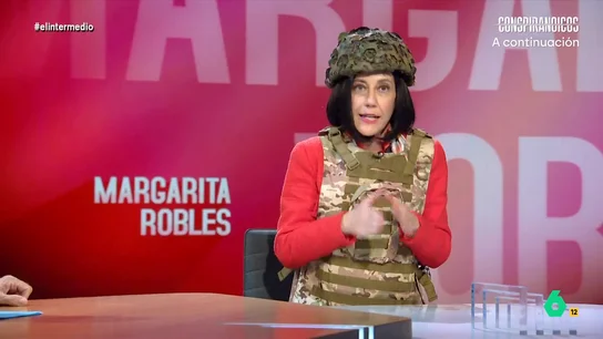 'Margarita Robles' 'calma' los ánimos sobre una posible III Guerra Mundial: "Aquí no va a morir nadie" Cristina Gallego se convierte en la ministra de Defensa para transmitir un mensaje de calma entre los españoles.