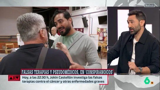 Joaquín Castellón desmonta a Alvise Pérez tras decir que las vacunas provocan de "turbo cáncer" Joaquín Castellón desmonta a Alvise Pérez tras decir que las vacunas provocan de "turbo cáncer"