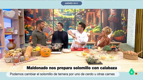 ¿La calabaza sube los niveles de azúcar? Pablo Ojeda aclara esta cuestión El nutricionista detalla los beneficios nutricionales de la receta que va a elaborar el chef Carlos Maldonado. No te los pierdas en el vídeo principal.