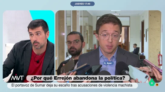 Ramón Espinar: "Hay mucha gente que, sin importarle lo que las mujeres que han denunciado, querían la cabeza de Errejón" Ramón Espinar: "Hay mucha gente que, sin importarle lo que las mujeres que han denunciado, querían la cabeza de Errejón"