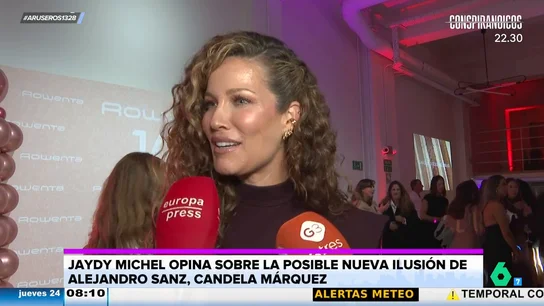 Jaydy Michel, sobre la posible nueva ilusión de Alejandro Sanz: "Cuanto más feliz esté, bien va a estar mi hija" Jaydy Michel, sobre la posible nueva ilusión de Alejandro Sanz: "Cuanto más feliz esté, bien va a estar mi hija"