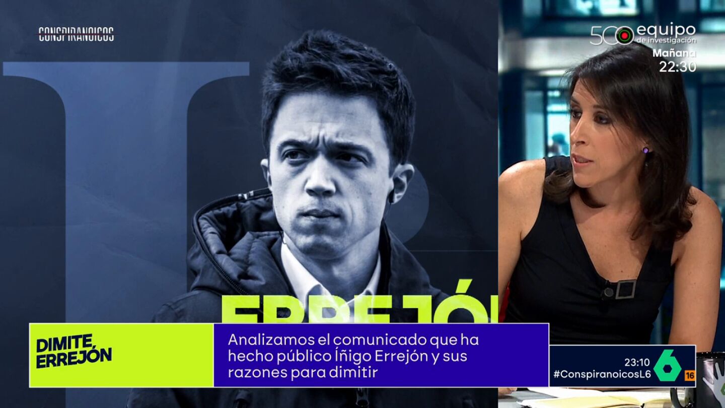 Ana Bernal-Trevi&ntilde;o, sobre el comunicado de Errej&oacute;n: "No tiene palabras de alivio para las mujeres, se hace la v&iacute;ctima"