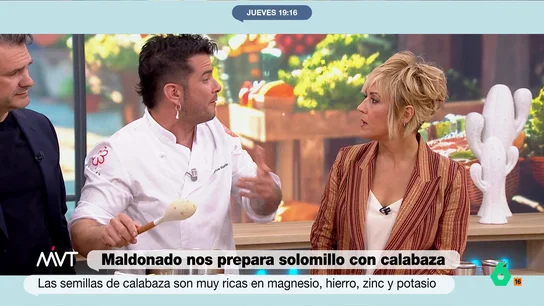 Carlos Maldonado desmonta la teoría de que, en los restaurantes, todo lo que ponen en el plato se come Carlos Maldonado desmonta la teoría de que, en los restaurantes, todo lo que ponen en el plato se come