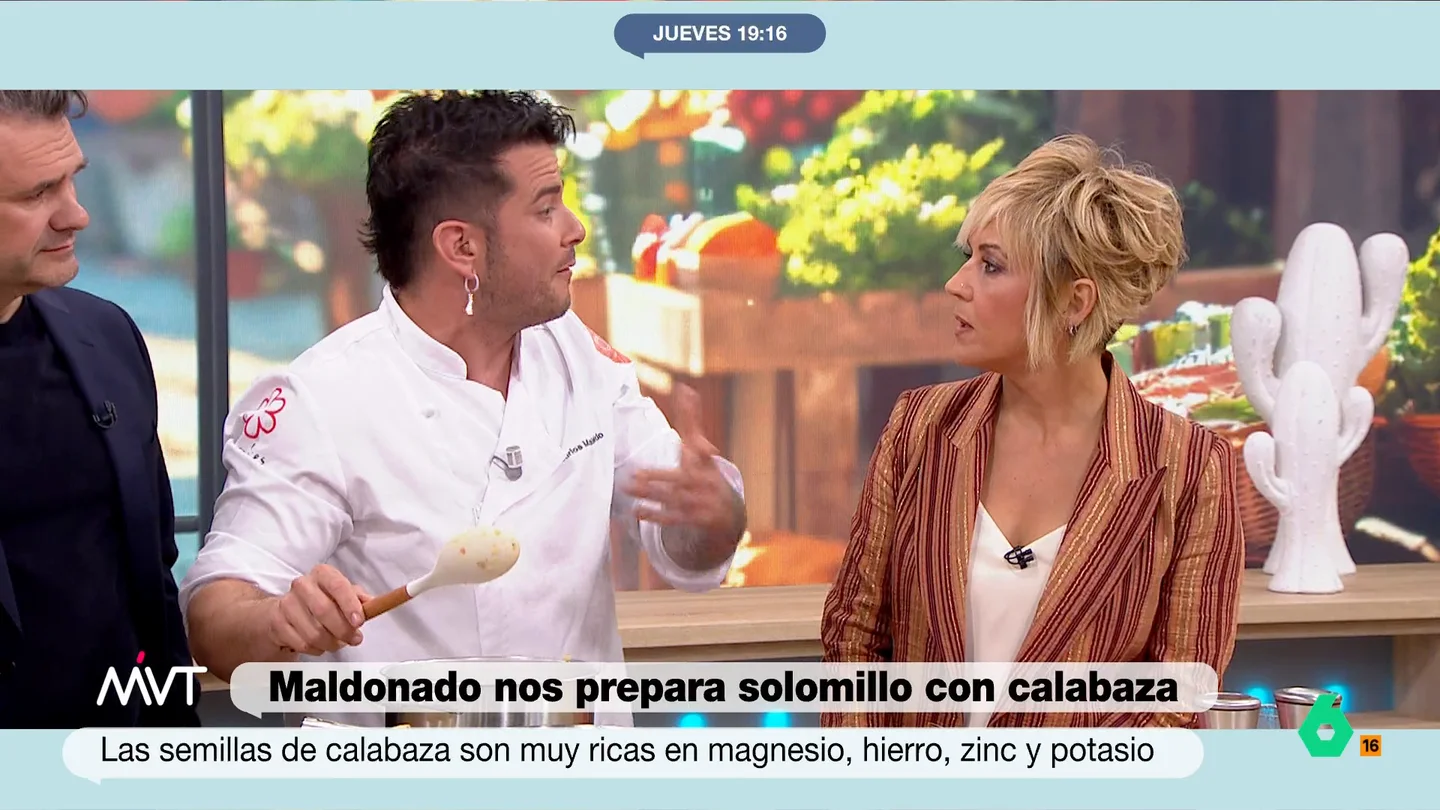 Carlos Maldonado desmonta la teoría de que, en los restaurantes, todo lo que ponen en el plato se come Carlos Maldonado desmonta la teoría de que, en los restaurantes, todo lo que ponen en el plato se come