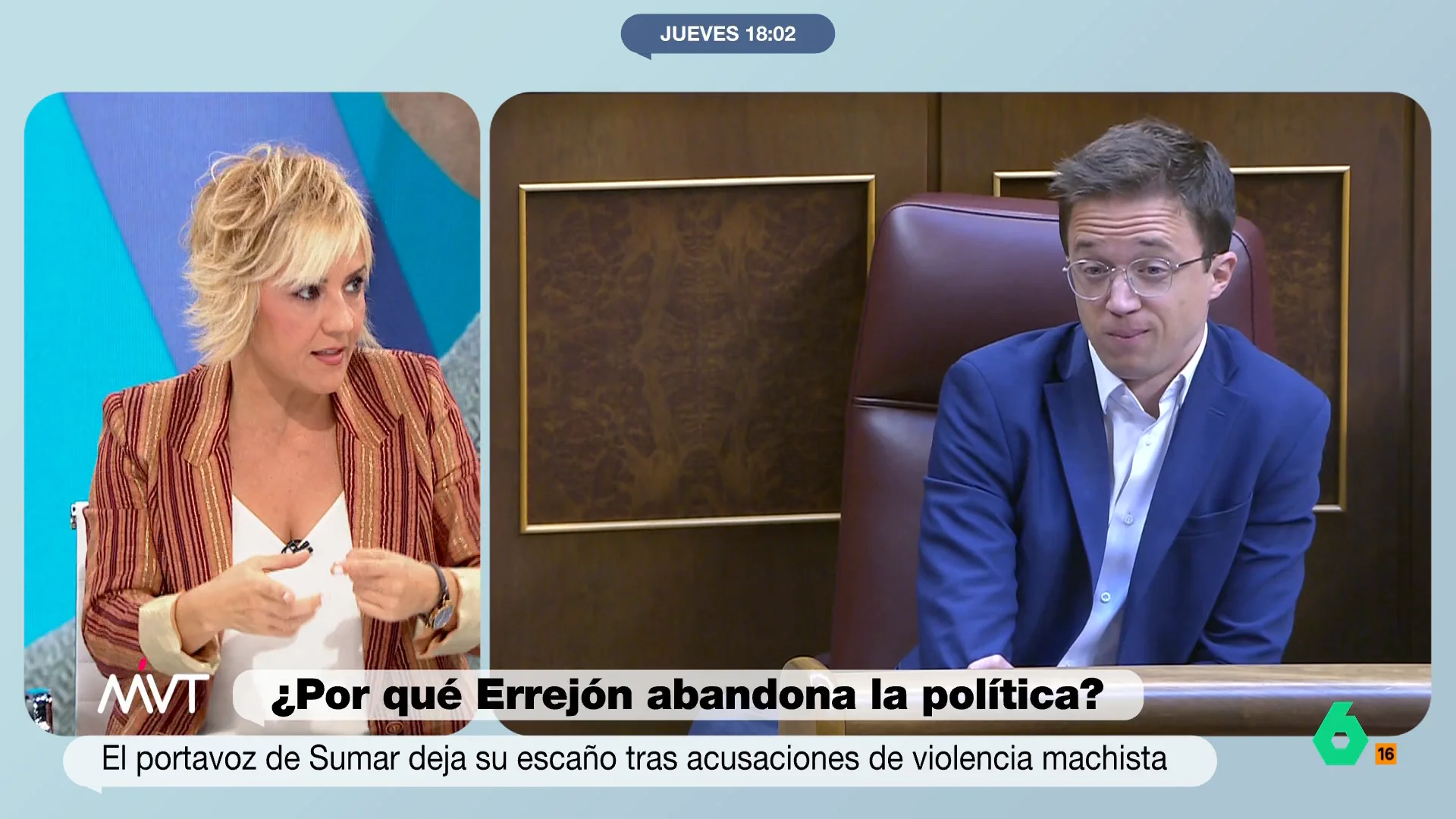 Pardo explica una de las denuncias de Errejón