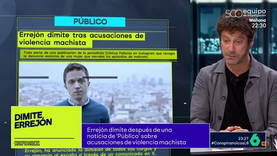 Sato Díaz explica cómo llegaron a publicar la noticia de Errejón y lo que ha desencadenado Sato Díaz explica cómo llegaron a publicar la noticia de Errejón y lo que ha desencadenado