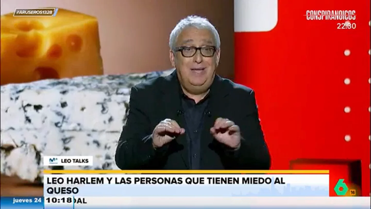 Leo Harlem, a las personas que tienen miedo al queso: "¡Esta gente no está en sus cabrales!" Leo Harlem, a las personas que tienen miedo al queso: "¡Esta gente no está en sus cabrales!"