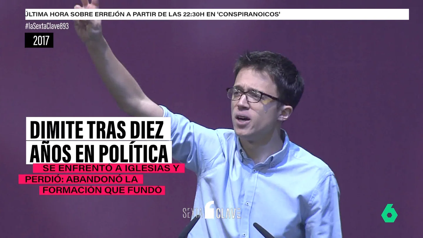 Íñigo Errejón, una década en política: de cofundador de Podemos a su salida de Sumar tras ser acusado de violencia machista Íñigo Errejón, una década en política: de cofundador de Podemos a su salida de Sumar tras ser acusado de violencia machista