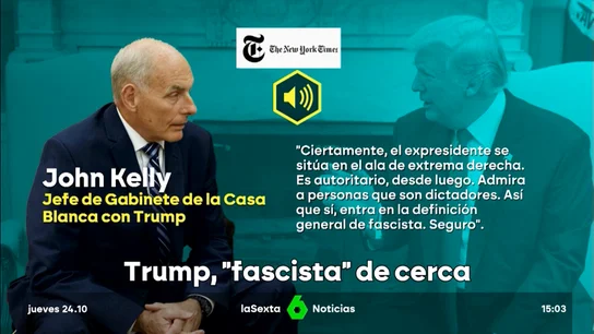 El ex jefe de gabinete de Trump asegura que es "la definición de fascista" y que admira a Hitler El ex jefe de gabinete de Trump asegura que es "la definición de fascista" y que admira a Hitler