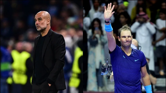 Pep Guardiola y Rafa Nadal Pep Guardiola y Rafa Nadal