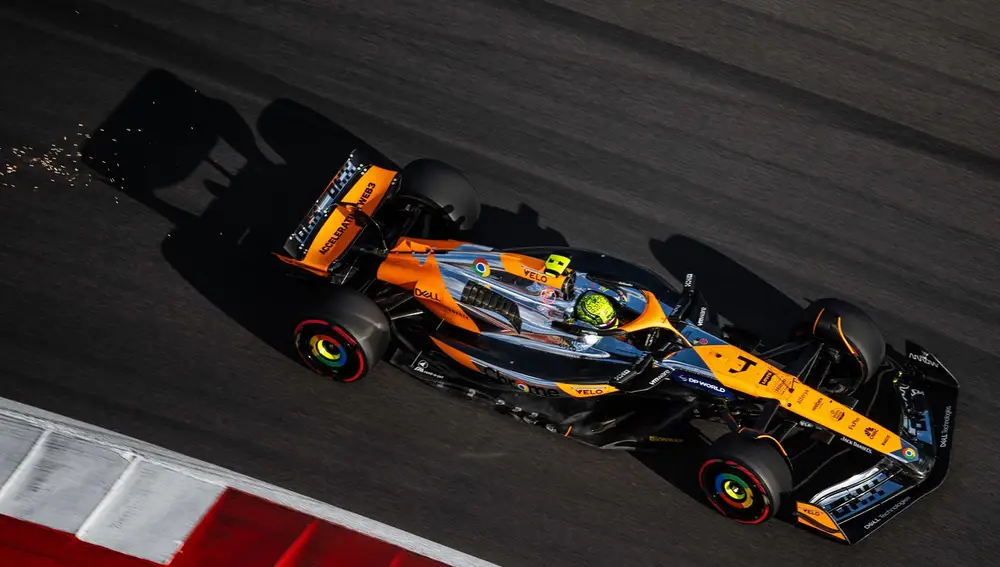 Actualmente son 57 puntos de desventaja los que tiene Lando Norris Actualmente son 57 puntos de desventaja los que tiene Lando Norris