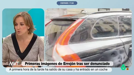 Tania Sánchez, visiblemente afectada por las acusaciones a Errejón: "No puedo negar que le tengo cariño y esto me produce una profunda pena" Tania Sánchez, visiblemente afectada por las acusaciones a Errejón: "No puedo negar que le tengo cariño y esto me produce una profunda pena"